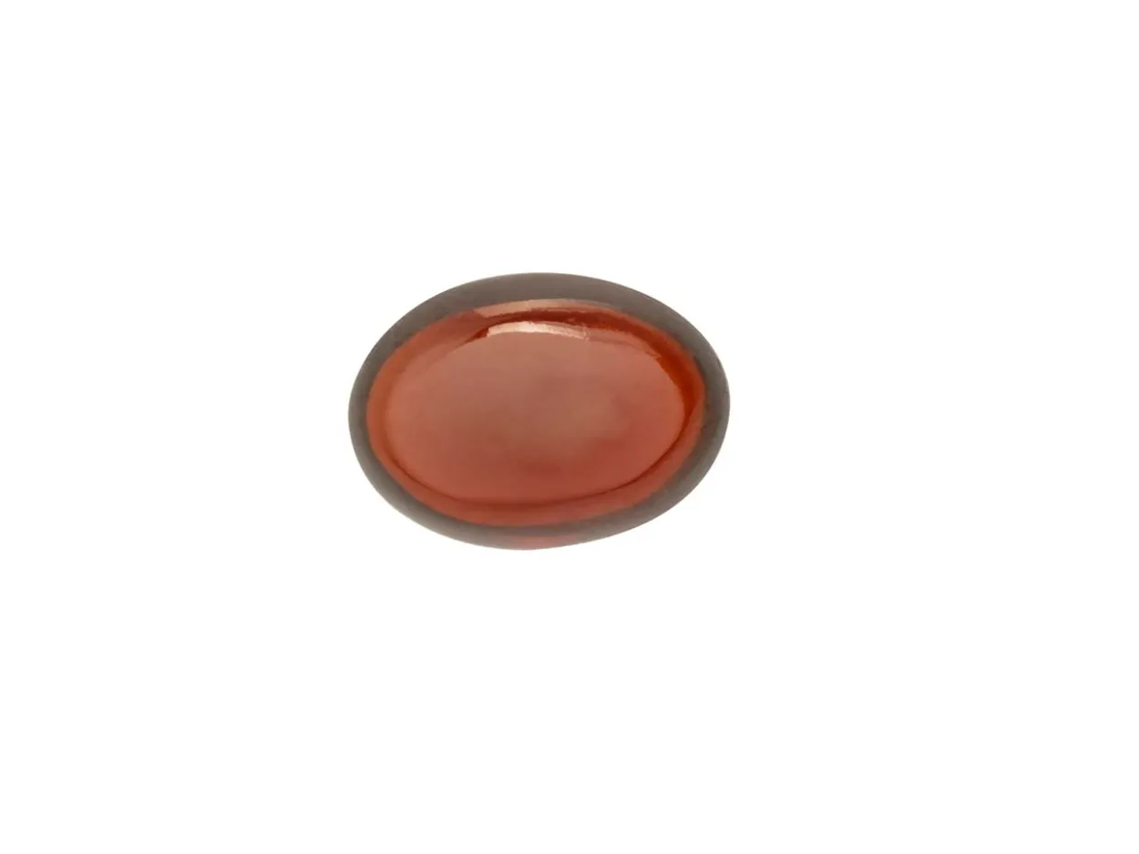 Garnet, Oval Cabochon, 7x5mm