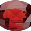 Garnet, Oval, 6x4mm