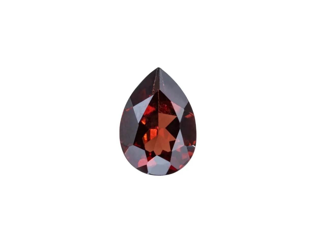 Garnet, Pear, 7x5mm