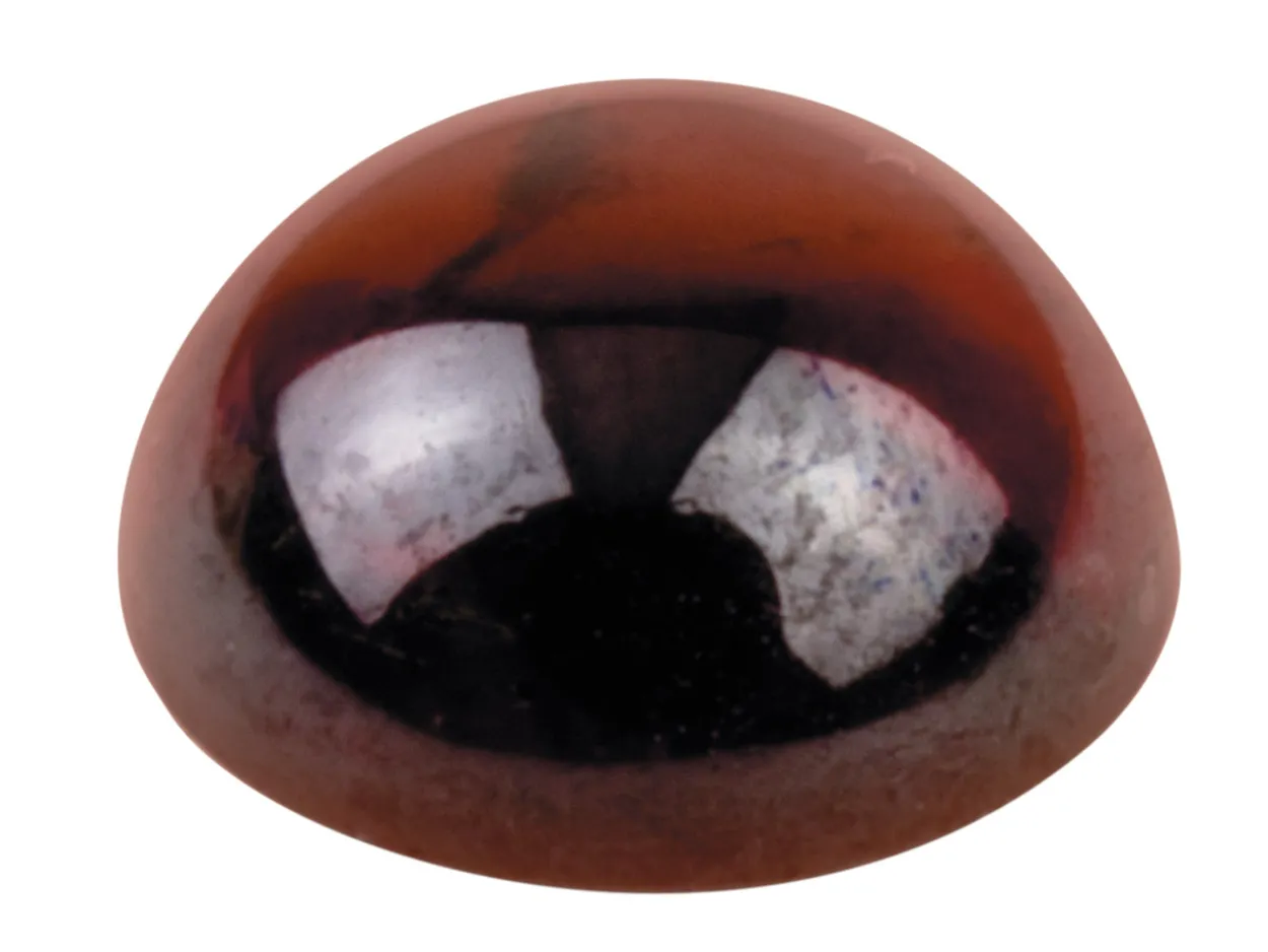 Garnet, Round Cabochon, 4mm