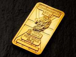 50g Fine Gold Bar 999.9 - High Relief Lion's Head Collection Serialised