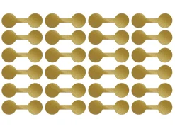 Gold Dumbbell Jewellery Labels Pack of 144 12mm X 35mm