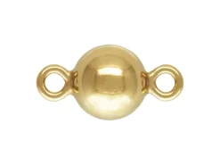 Gold Filled Ball Connector 4mm