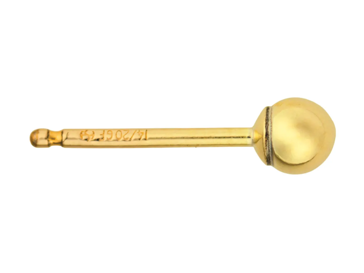 Gold Filled Ball Stud 3mm