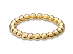 Gold Filled Beaded Ring 3mm Size S