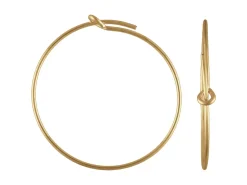Gold Filled Beading Hoop Earring 25mm