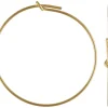 Gold Filled Beading Hoop Earring 30mm