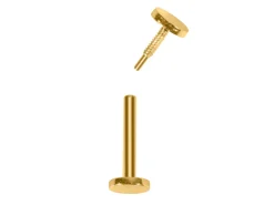 Gold Filled Circle Labret Post 3mm