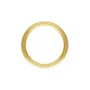 Gold Filled Circle Of Life Earring 10mm