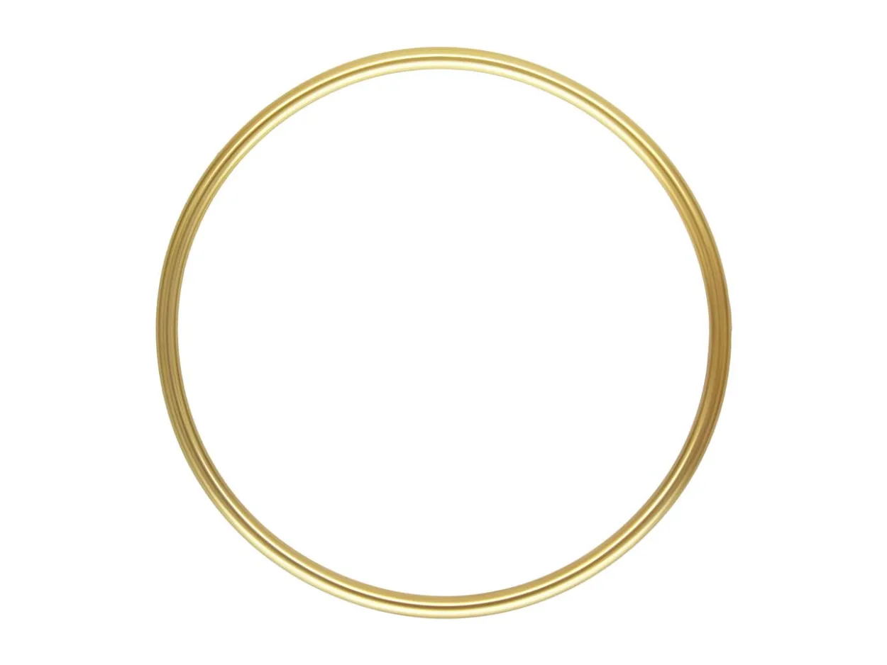 Gold Filled Circle Of Life 25mm