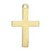 Gold Filled Cross Charm 16x10mm