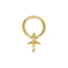 Gold Filled Cup And Peg Hooplet 3mm