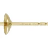 Gold Filled Cup Peg Post 4mm Pack of 6