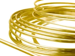 Gold Filled D Shape Wire 2.60mm X 1.30mm Fully Annealed