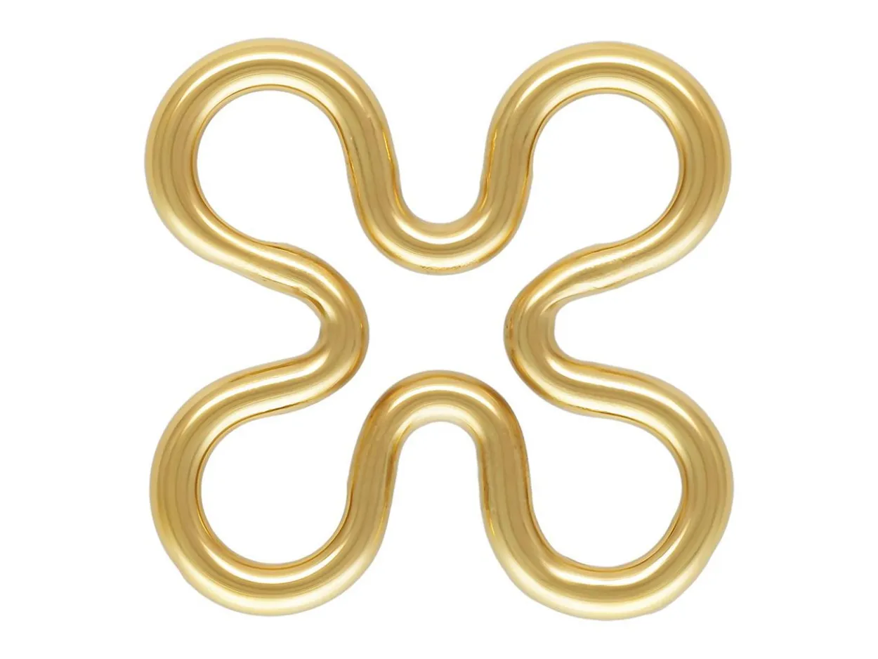 Gold Filled Flower Connector 7.5mm