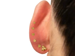 Gold Filled Flower Labret Stud Earrings