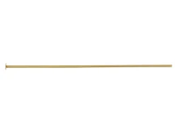 Gold Filled Head Pin 50.0mm X 0.5mm, Pack of 6