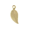Gold Filled Leaf Charm 10x5mm