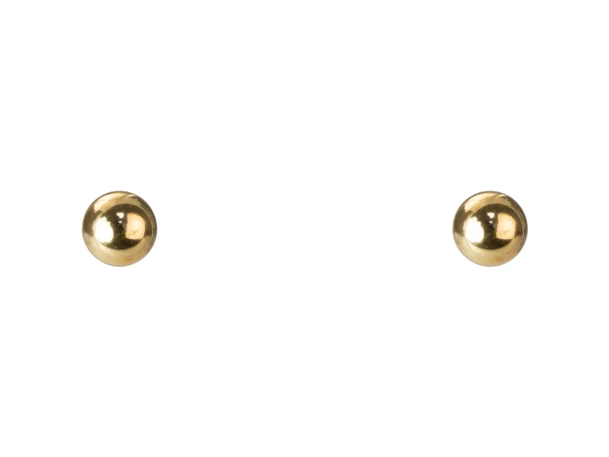 Gold Filled 4mm Ball Stud Earrings