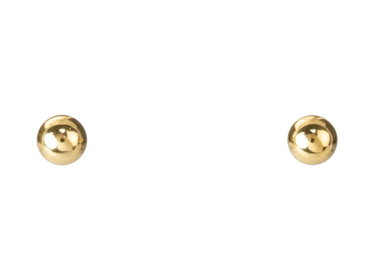 Gold Filled 5mm Ball Stud Earrings