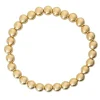 Gold Filled 6mm Beaded Stretch Bracelet 6.5"/16.5cm