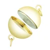 Gold Filled 8mm Magnetic Plain Ball Clasp