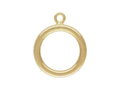 Gold Filled 15mm Ring And Bar Ring Toggle Set