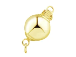 Gold Filled 8mm Round Plain Ball Clasp