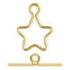 Gold Filled 10mm Star Ring And Bar Set