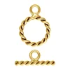 Gold Filled 9mm Twisted Ring And Bar Set