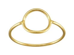 Gold Filled Open Circle Design Ring Large