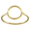 Gold Filled Open Circle Design Ring Small