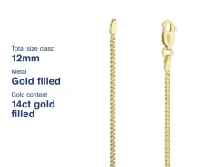 Gold Filled Oval Lobster Clasp Open Jump Ring 12mm