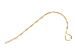 Gold Filled Plain Earring Hook Wire 36mm Pack of 6