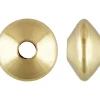 Gold Filled Plain Rondell 4.5mm Pack of 5