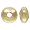 Gold Filled Plain Rondell 3.6mm Pack of 5