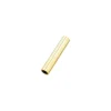 Gold Filled Plain Tube Beads 10.0mm X 1.5mm Diameter, Pack of 10