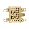 Gold Filled Rectangle Filigree Clasp 2 Row 10mm X 7mm
