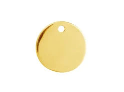 Gold Filled Round Disc 15mm Stamping Blank