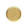Gold Filled Round Ear Stud 6mm Bezel Set