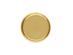 Gold Filled Round Ear Stud 6mm Bezel Set