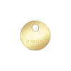 Gold Filled Round Hallmark Quality Tags Pack of 10