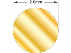Gold Filled Round Wire 2mm Fully Annealed