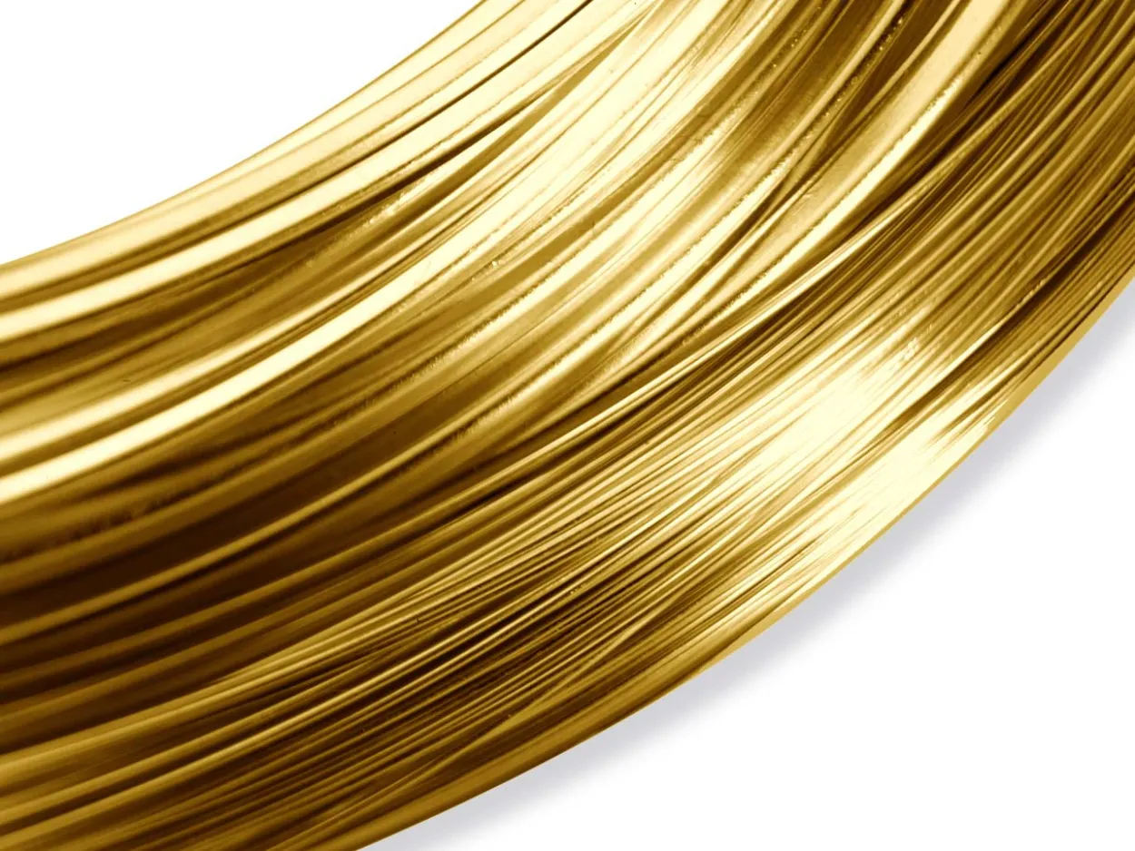 Gold Filled Round Wire 0.8mm Half Hard