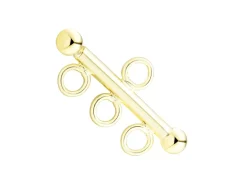 Gold Filled 3 Row Pendant Bar