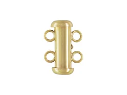 Gold Filled 2 Row Tube Clasp 15x4.3mm