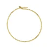Gold Filled Sparkle Beading Hoop Earring 25mm
