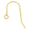 Gold Filled Sparkle Earring Hook Wire Pack of 6