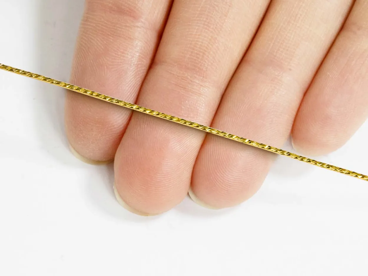 Gold Filled Sparkle Wire 0.76mm Half Hard