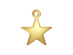 Gold Filled Star Charm 8mm